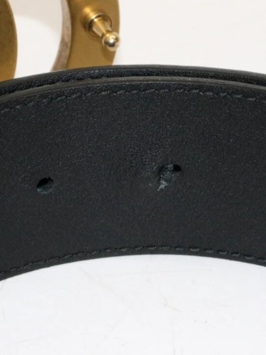 Gucci GG Marmont Men\'s wide belt 75/30 - Black/Gold main image 14